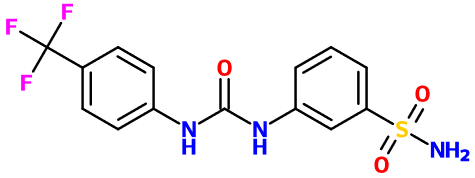 (image for) MC080110 3-[[[[4-(Trifluoromethyl)phenyl]amino]carbonyl]amino]benzenesulfonamide